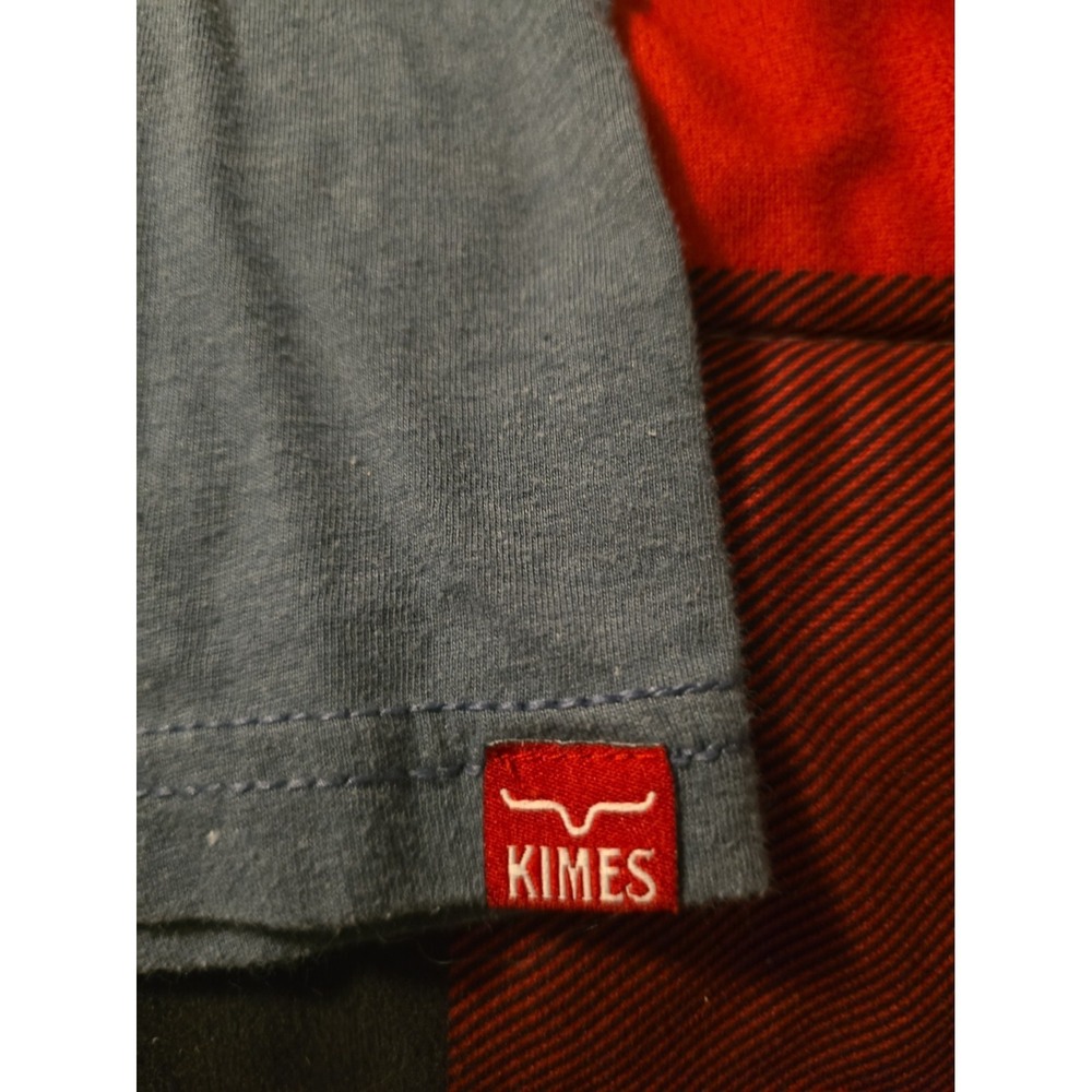 Kimes‎ Ranch Mens Tee Shirt Small Kimes Flag Red Blue Patriotic Graphic T-Shirt - Picture 3 of 5